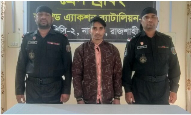 নাটোরে চোরাই ইজিবাইকসহ চোর চক্রের এক সদস্য আটক