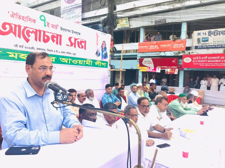 বঙ্গবন্ধুর ডাকে সাড়া দিয়ে এক মহাজাগরণে শামিল হওয়া ইতিহাসে বাঙালির শ্রেষ্ঠ সময়- আ জ ম নাসির