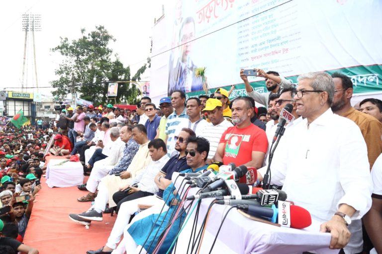 বিএনপি দেশের মানুষের অধিকারের জন্য লড়াই করছে- ফখরুল