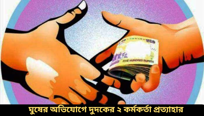 ঘুষ গ্রহণের অভিযোগ : দুদকের ২ কর্মকর্তা প্রত্যাহার