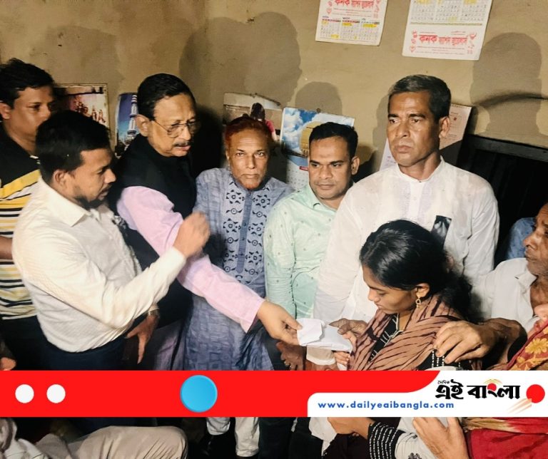 নালায় পড়ে প্রাণ হারানো নিপার পরিবারের পাশে মেয়র