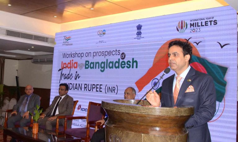 ভারতীয় মুদ্রা রুপিতে লেনদেন বিষয়ক কর্মশালায়; রাজীব রঞ্জন