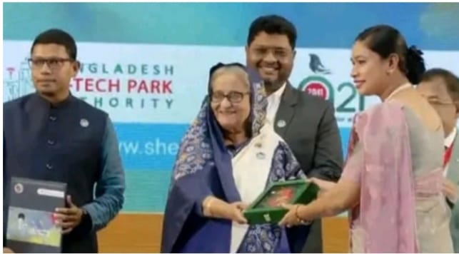 শেখ রাসেল পদক পেলেন নাটোরের লালপুরের উপজেলা নির্বাহী অফিসার শামীমা সুলতানা