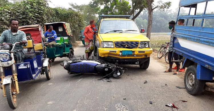 পিকআপ-মোটরসাইকেল মুখোমুখি সংঘর্ষে চট্টগ্রাম-কক্সবাজার মহাসড়কে নিহত-২