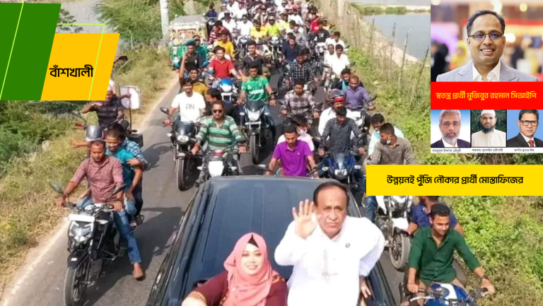 উন্নয়নই পুঁজি নৌকার প্রার্থীর, প্রতিশ্রুতি স্বতন্ত্র প্রার্থীদের
