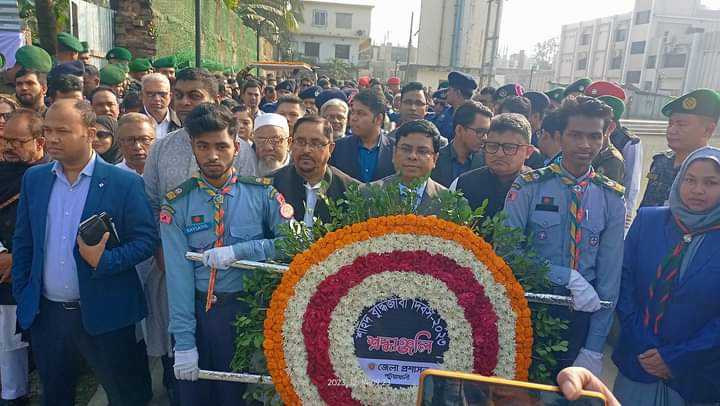 পটুয়াখালীতে যথাযোগ্য মর্যাদায় শহীদ বুদ্ধিজীবী দিবস পালিত