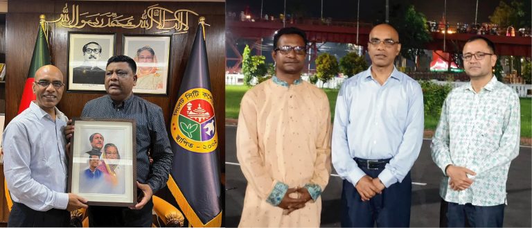 ক্লিন,গ্রীন ও স্মার্ট সি‌লেট গড়ার ল‌ক্ষ্যে সিসিক মেয়র এর সা‌থে আন্তর্জা‌তিক ব্যবসায়ীদের বৈঠক