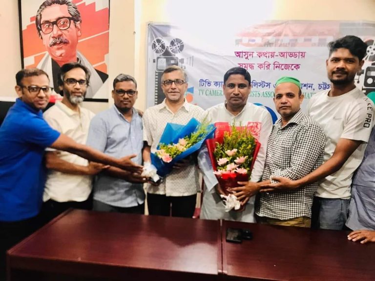 টিসিজেএ সভাপতি সাজীব ও সদস্য কদির সংবর্ধিত