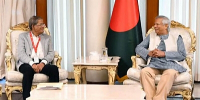 প্রধান উপদেষ্টার সাথে  বিএনপির একটি প্রতিনিধিদলের বৈঠক