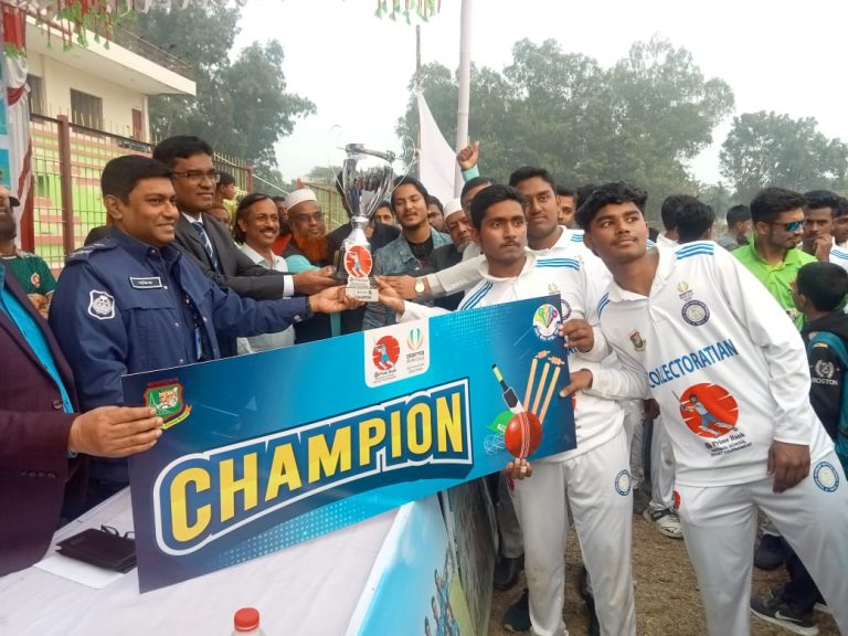 প্রাইম ব্যাংক জাতীয় স্কুল ক্রিকেট টুর্নামেন্টে পঞ্চগড় কালেক্টর স্কুল জয়ী