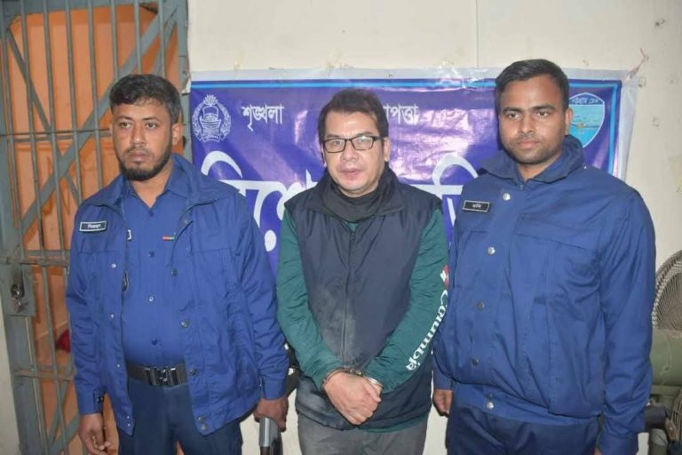 খাগড়াছড়ি জেলা আওয়ামী লীগ নেতা খোকনেশ্বর ত্রিপুরা আটক