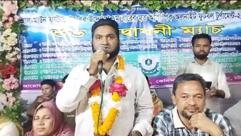 পটিয়ায় অলনাইট ফুটবল টুর্ণামেন্টের উদ্বোধন