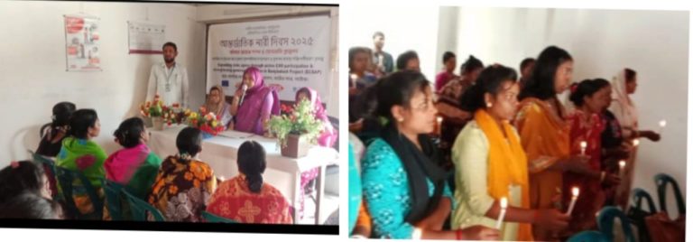 নারী নির্যাতন প্রতিরোধে শপথ বাক্য পাঠ করালেন ইউএনও