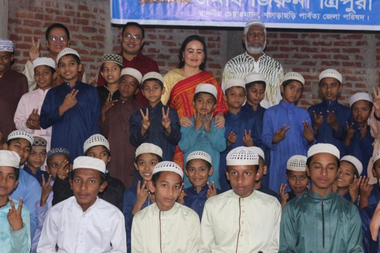 এতিম শিশুদের পাশে দাঁড়ানো আমাদের সবারই নৈতিক দায়িত্ব : জিরুনা ত্রিপুরা