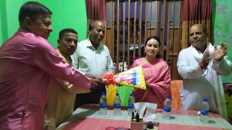কেন্দ্রীয় সনাতন সমাজ কল্যাণ পরিষদ পরিদর্শনে জেলা পরিষদ চেয়ারম্যান জিরুনা ত্রিপুরা