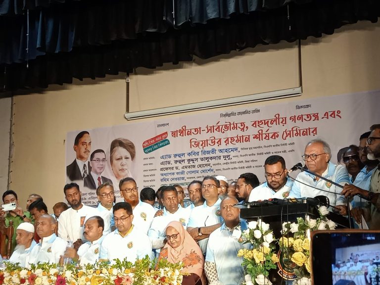 দেশের জনগণ শেখ হাসিনার পতন এবং একটি সুষ্ঠ নির্বাচন দেখতে চেয়েছে-রুহুল কবির রিজভী
