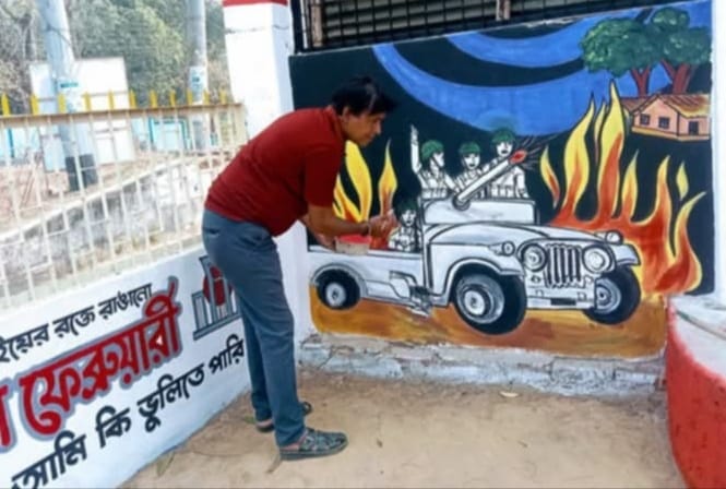 ডিজিটাল প্রিন্ট প্রযুক্তি রঙ তুলি শিল্পীদের জন্য বয়ে এনেছে অভিশাপ