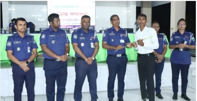 নাটোরে মেধা ও যোগ্যতার ভিত্তিতে কনস্টেবল পদে ২৪ জনের নিয়োগ