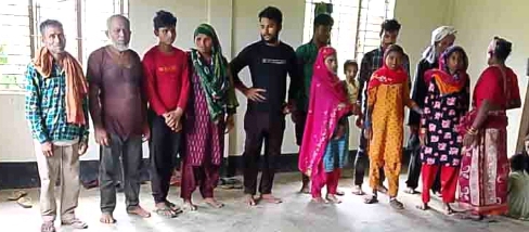 চুনারুঘাটে ভারত থেকে নারী-শিশুসহ ১৯ বাংলাদেশিকে পুশইন করলো বিএসএফ
