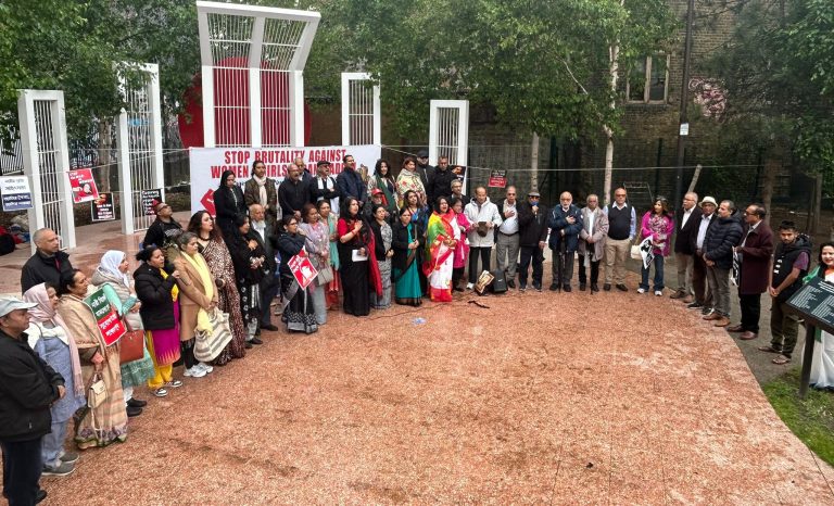 লন্ডনে নারী নির্যাতন প্রতিবাদী মঞ্চের সমাবেশ অনুষ্ঠিত