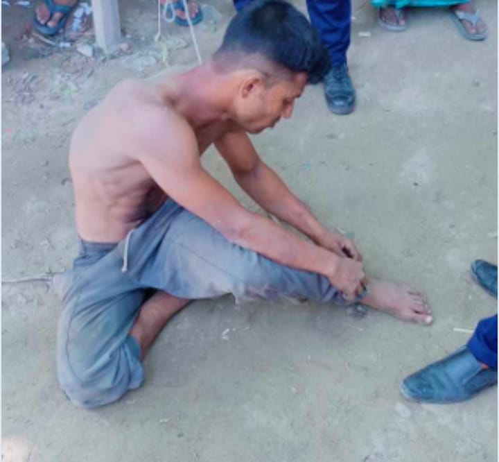 নাটোরে ধর্ষণচেষ্টার সময়  যুবক আটক