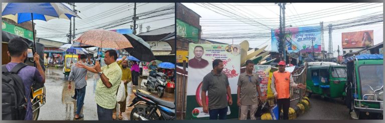 খাগড়াছড়ি শহর যানজট মুক্ত রাখতে  কাজ করছে বিএনপি