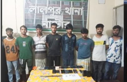 নাটোরে সেনাবাহিনীর অভিযানে ইমো হ্যাকিং চক্রের ১২ সদস্য গ্রেপ্তার