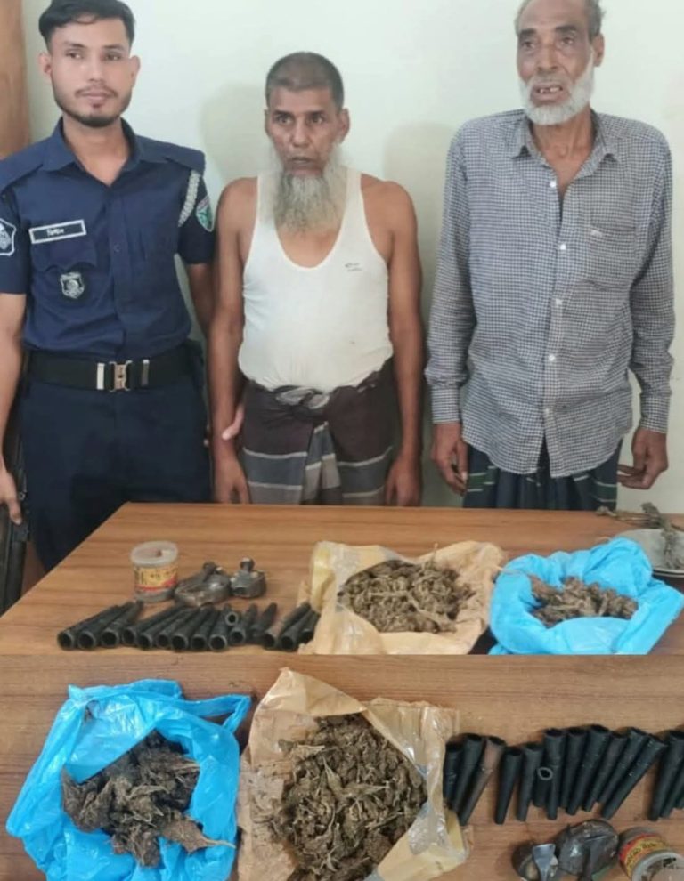 নবীগঞ্জে সেনাবাহিনীর অভিযানে গাঁজা ও সরঞ্জামসহ দুই মাদক ব্যবসায়ী আটক
