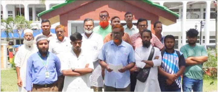 নাটোরে জুলাই গণঅভ্যুত্থানে কারাবরণকারী রাজবন্দীদের ৭ দফা দাবিতে সংবাদ সম্মেলনে
