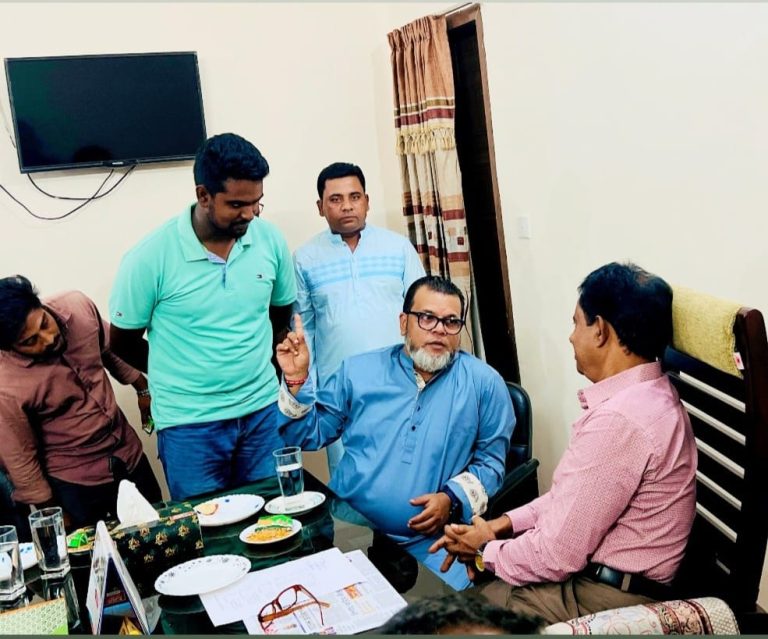 বাজিতপুর সরকারি কলেজে সৌহার্দ্যপূর্ণ আলাপ ও মতবিনিময়ে: সৈয়দ এহসানুল হুদা