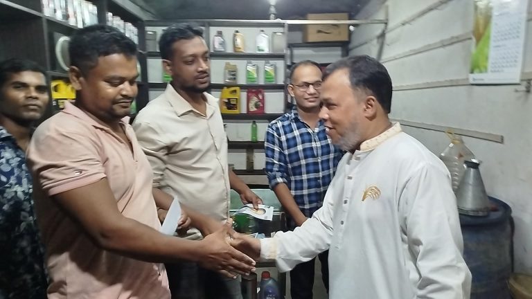 বিএনপি মনোনয়ন প্রত্যাশী এ্যাড শাহাদাৎ হোসেনের গণসংযোগ