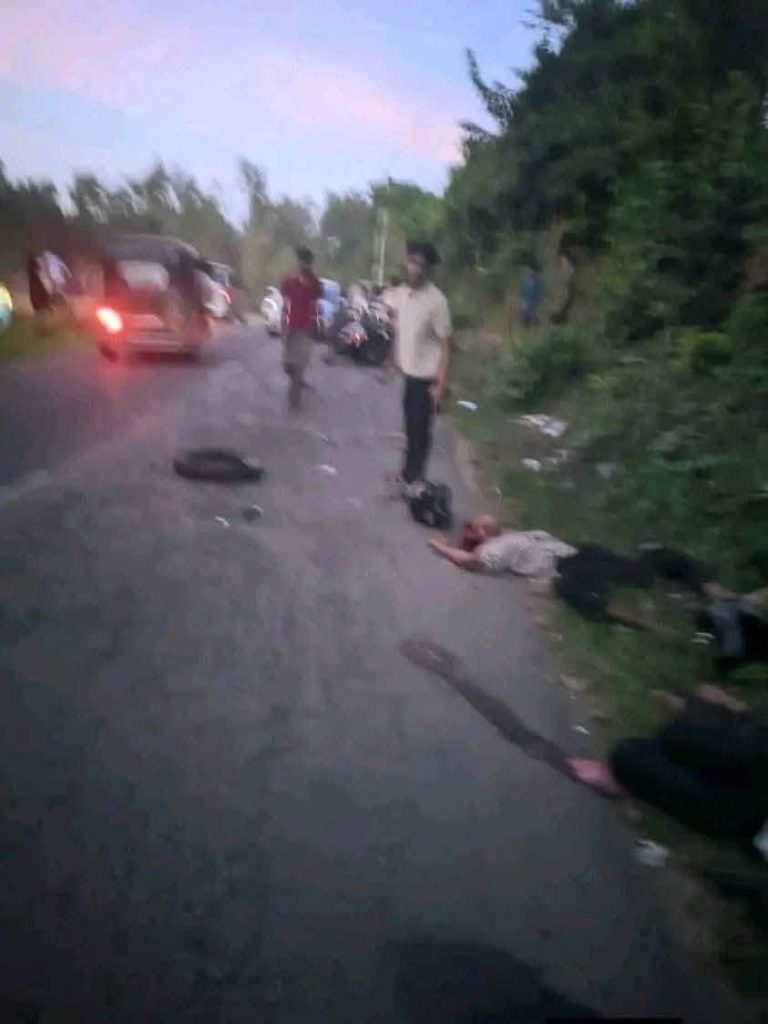 খাগড়াছড়িতে মিনি ট্টাক-মোটরসাইকেল মুখোমুখি সংঘর্ষে নিহত ১