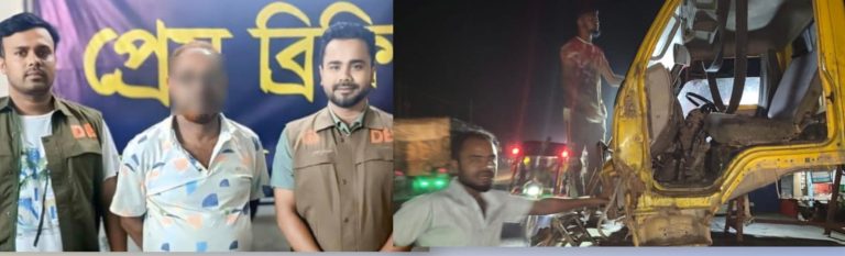 ঢাকা থেকে চুরি করা ট্রাক যশোরে এনে কেটে বিক্রি : মূল হোতা গ্রেপ্তার