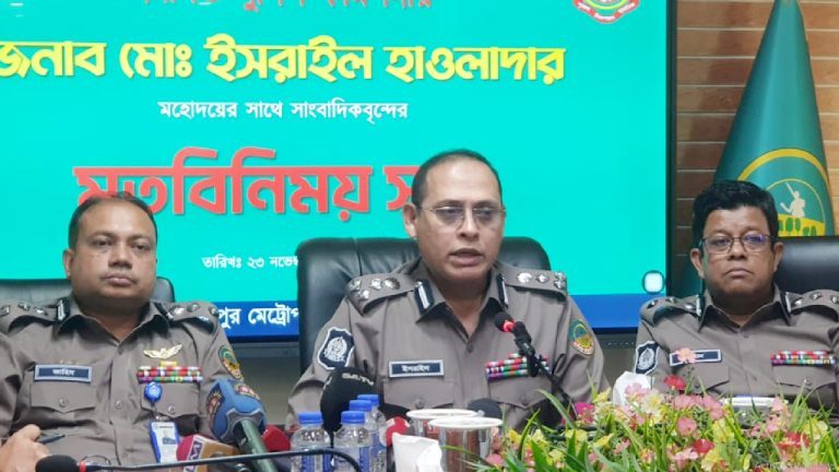 গাজীপুরে নির্বাচনে সম্পূর্ণ নিরপেক্ষ ভূমিকার আশ্বাস জিএমপি কমিশনারের
