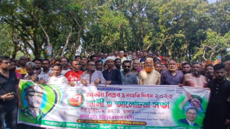 নাগরপুরে বিএনপির বিপ্লব ও সংহতি দিবস পালিত