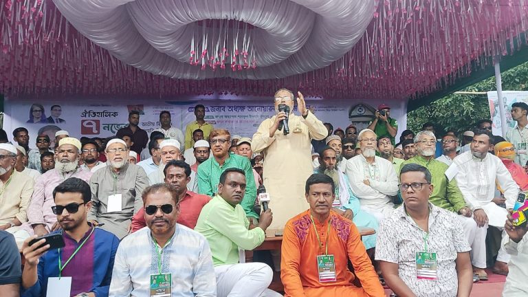 নাটোরে জাতীয় বিপ্লব ও সংহতি দিবস উদযাপন, বিএনপির জনসমাবেশ