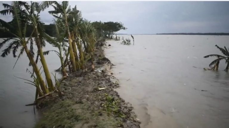 সিডরের ১৭ বছর পরও কাঠালিয়ায় হয়নি বেড়িবাঁধ, আতঙ্কে দুই লাখ মানুষ