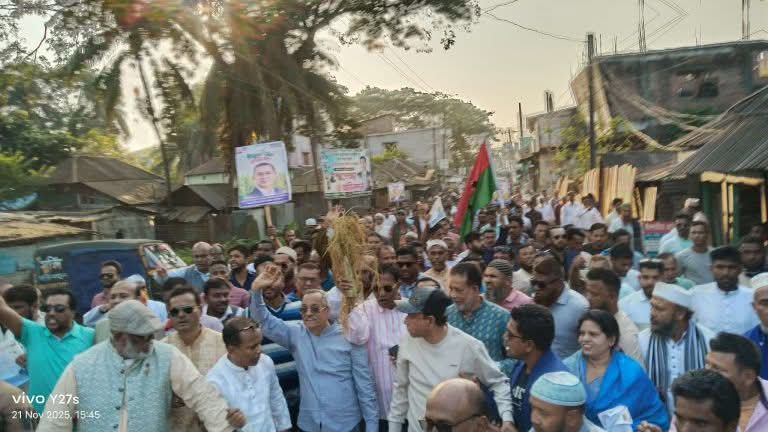 বরিশাল-৩ আসনে বিএনপির মনোনয়ন প্রত্যাশী জয়নুল আবেদীন জনসমর্থনের শীর্ষে