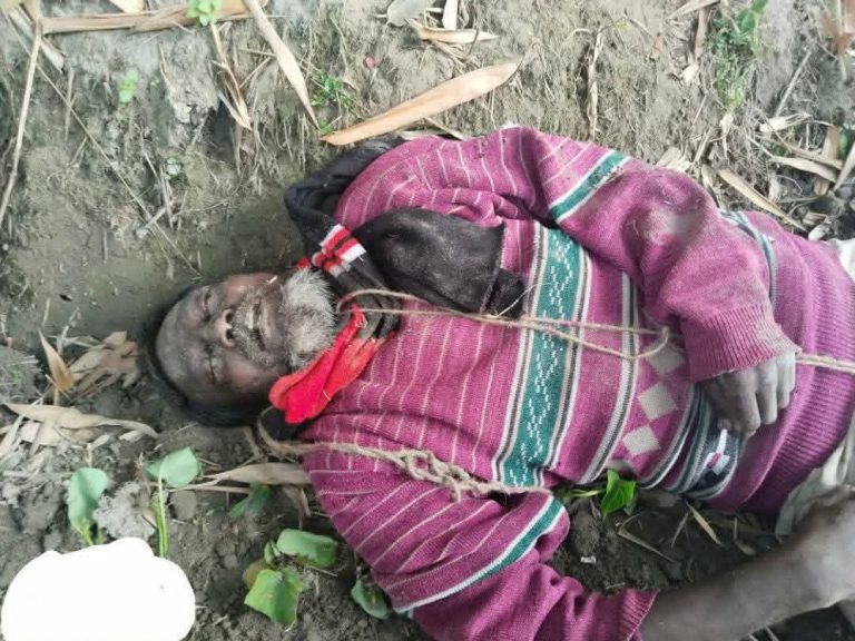 ডিমলায় ভুট্টা ক্ষেত থেকে হাত-পা বাধাঁ মরদেহ উদ্ধার