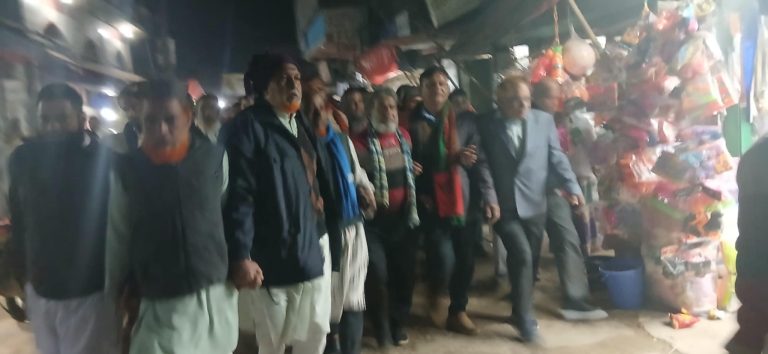 তফসিল ঘোষণার পরপরই  নাগরপুরে আনন্দ মিছিল