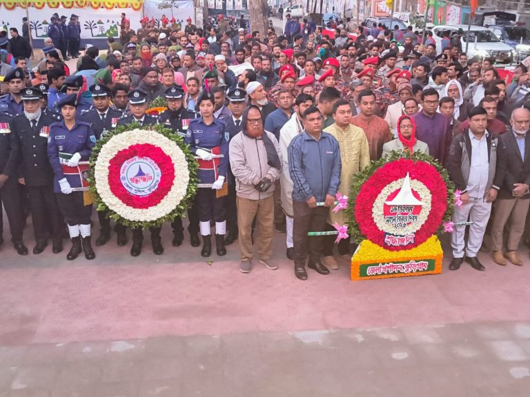 যথাযোগ্য মর্যাদায় কুড়িগ্রামে মহান বিজয় দিবস উদযাপন