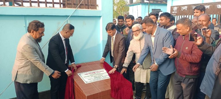 নীলফামারী পৌরসভার উদ্যোগে নবনির্মিত আধুনিক কসাইখানার উদ্বোধন