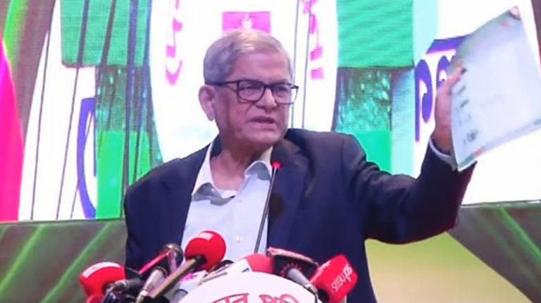 দেশে ধর্মের নামে বিভাজন সৃষ্টি করছে একটি গোষ্ঠী: মির্জা ফখরুল