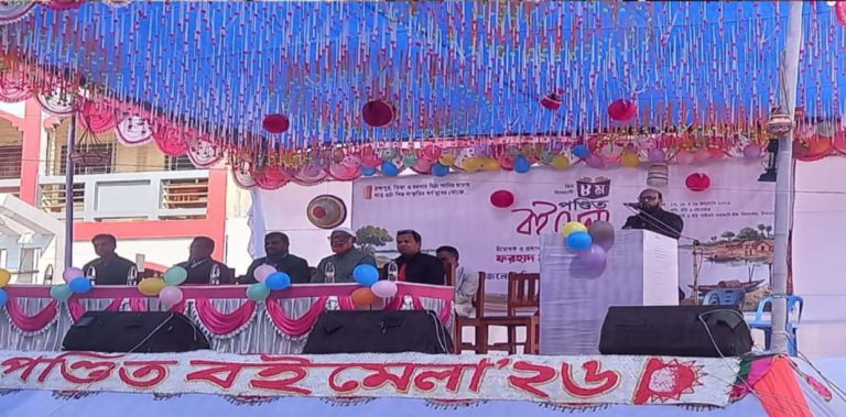 চিলমারীতে ৮ম পন্ডিত বই মেলা উদ্বোধন