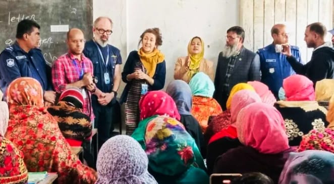 নির্বাচন ও গণভোটের প্রস্তুতি পর্যালোচনায় নাটোরের বাগাতিপাড়ায় ইইউ পর্যবেক্ষক দল