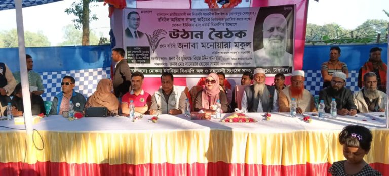 নাগরপুরে রবিউল আওয়াল লাভলুর পক্ষে মোকনা ইউনিয়নে উঠান বৈঠক