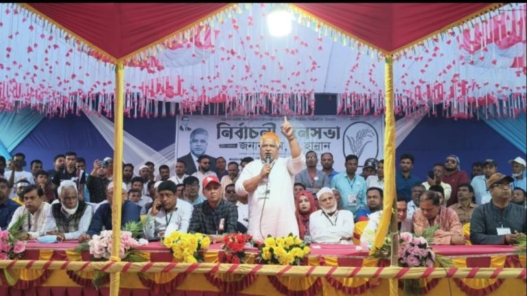 নাসিরনগরে বিএনপি ও অঙ্গ-সহযোগী সংগঠনের বিশাল নির্বাচনী জনসভা