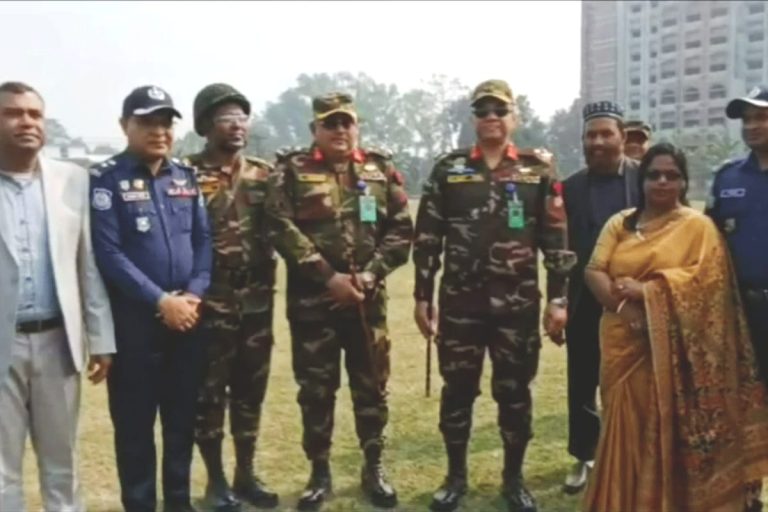 কুড়িগ্রামে দুর্গম চরাঞ্চলে সেনাবাহিনীর মহড়া, নিরাপদ ভোটের প্রস্তুতি জোরদার