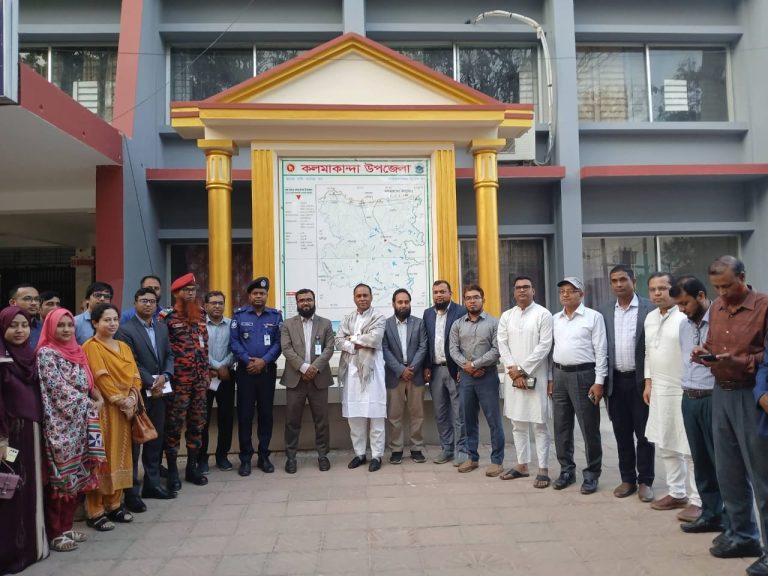 ভূমি প্রতিমন্ত্রী হিসেবে দায়িত্ব নেওয়ার পর প্রথম কলমাকান্দায় কায়সার কামাল