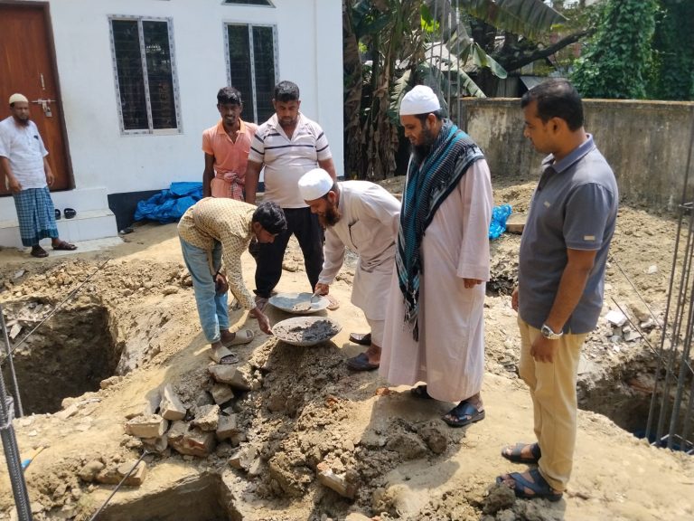 সদরপুর সরকারি কলেজ মসজিদের বর্ধিত ভবনের কাজের শুভ সূচনা
